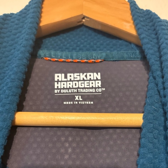 Duluth Trading Co Blue Cowl Neck Sweater - Picture 2 of 6